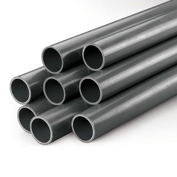 PVC Pipe, HP, Class E, 15Bar, Grey