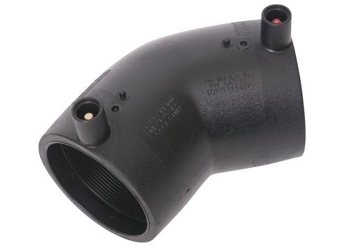 Electrofusion Elbow 45° – PE100 Black